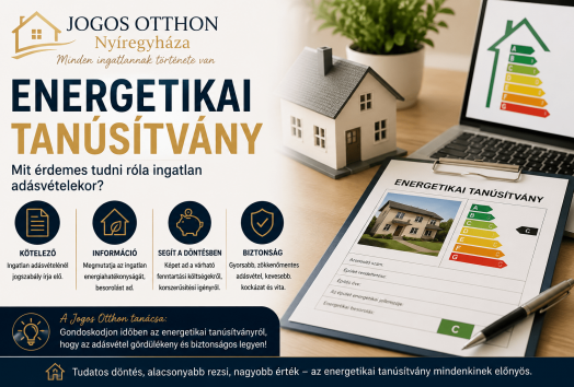 Energetikai tanúsítvány – Mit érdemes tudni róla ingatlan adásvételekor?