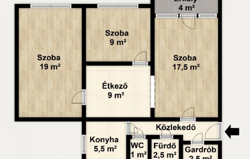Budapest IV. kerület Eladó Lakás Rózsa utca