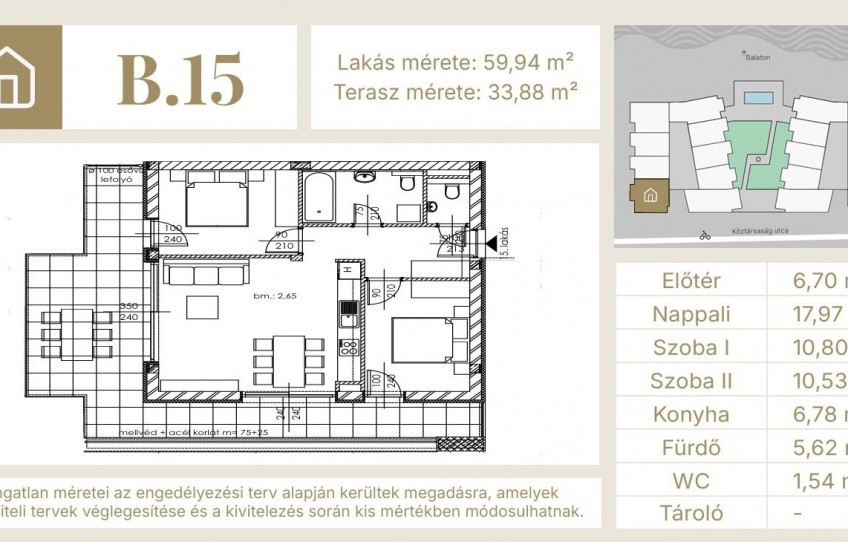 Balatonlelle Eladó Lakás