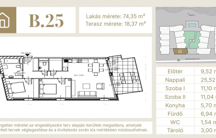 Balatonlelle Eladó Lakás