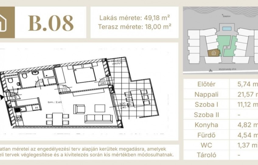 Balatonlelle Eladó Lakás